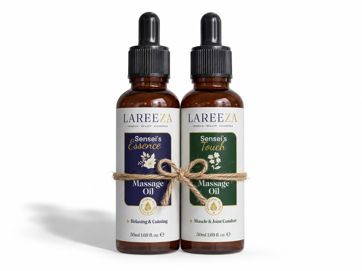 Lareeza Sensei's Essence + Touch massage oil bundle